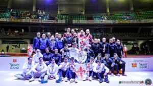 podio serie a1 foto simone ferraro sfa00286